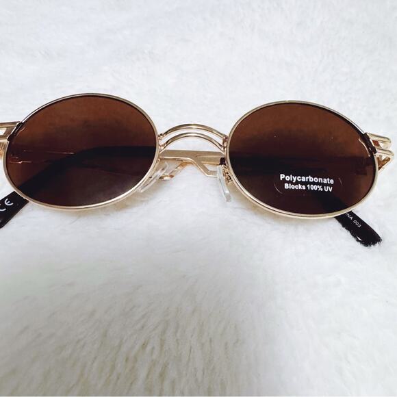 Brandon Brown Round Sunglasses - Picture 4 of 13